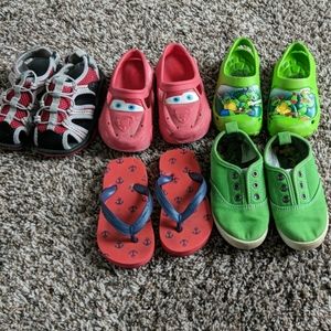 Lot of boys Toddler play shoes and sandals